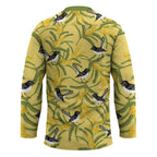 Australia Wattle Day Hockey Jersey Acacia Pycnantha Willie Wagtail Seamless Style
