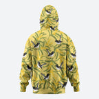Australia Wattle Day Hoodie Acacia Pycnantha Willie Wagtail Seamless Style