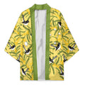 Australia Wattle Day Kimono Acacia Pycnantha Willie Wagtail Seamless Style