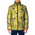 Australia Wattle Day Padded Jacket Acacia Pycnantha Willie Wagtail Seamless Style