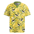 Australia Wattle Day Rugby Jersey Acacia Pycnantha Willie Wagtail Seamless Style