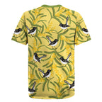 Australia Wattle Day Rugby Jersey Acacia Pycnantha Willie Wagtail Seamless Style