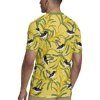 Australia Wattle Day Rugby Jersey Acacia Pycnantha Willie Wagtail Seamless Style