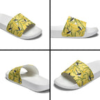 Australia Wattle Day Slide Sandals Acacia Pycnantha Willie Wagtail Seamless Style