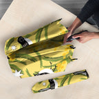 Australia Wattle Day Umbrella Acacia Pycnantha Willie Wagtail Seamless Style