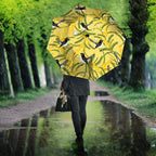 Australia Wattle Day Umbrella Acacia Pycnantha Willie Wagtail Seamless Style