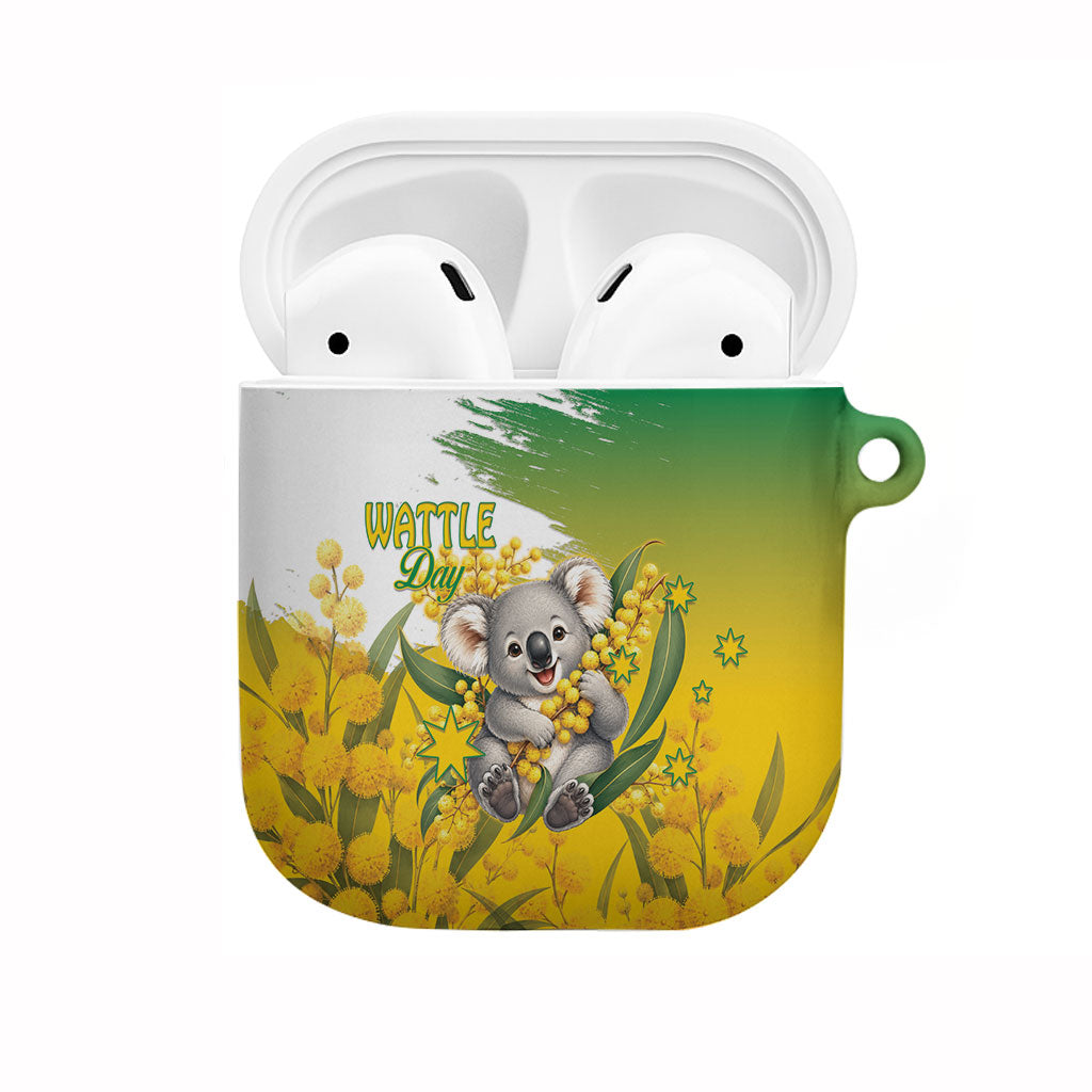 Australia Wattle Day AirPods Case Acacia Pycnantha Cute Koala