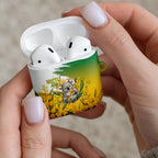 Australia Wattle Day AirPods Case Acacia Pycnantha Cute Koala