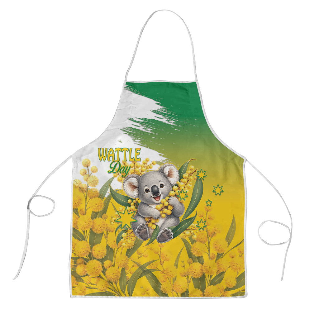 Australia Wattle Day Apron Acacia Pycnantha Cute Koala