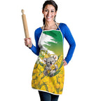 Australia Wattle Day Apron Acacia Pycnantha Cute Koala