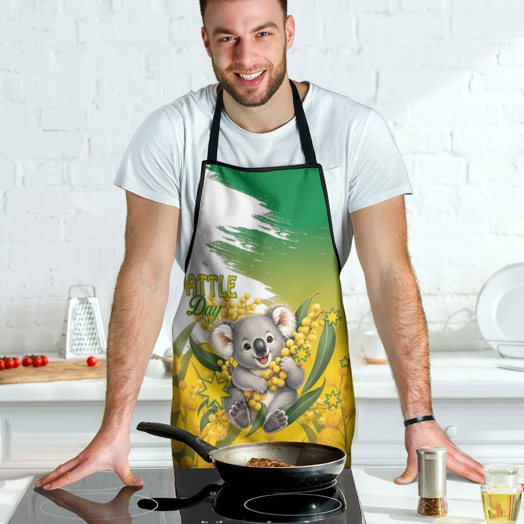 Australia Wattle Day Apron Acacia Pycnantha Cute Koala