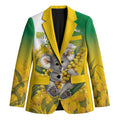 Australia Wattle Day Personalised Blazer Acacia Pycnantha Cute Koala