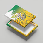 Australia Wattle Day Canvas Wall Art Acacia Pycnantha Cute Koala