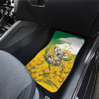 Australia Wattle Day Personalised Car Mats Acacia Pycnantha Cute Koala