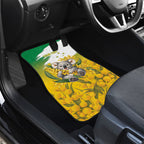 Australia Wattle Day Personalised Car Mats Acacia Pycnantha Cute Koala