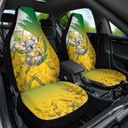 Australia Wattle Day Car Seat Cover Acacia Pycnantha Cute Koala