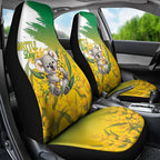 Australia Wattle Day Car Seat Cover Acacia Pycnantha Cute Koala