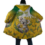 Australia Wattle Day Personalised Cloak Acacia Pycnantha Cute Koala