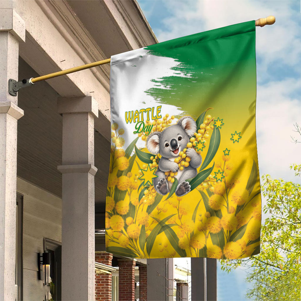 Australia Wattle Day Garden Flag Acacia Pycnantha Cute Koala