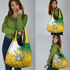 Australia Wattle Day Grocery Bag Acacia Pycnantha Cute Koala