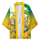 Australia Wattle Day Personalised Kimono Acacia Pycnantha Cute Koala
