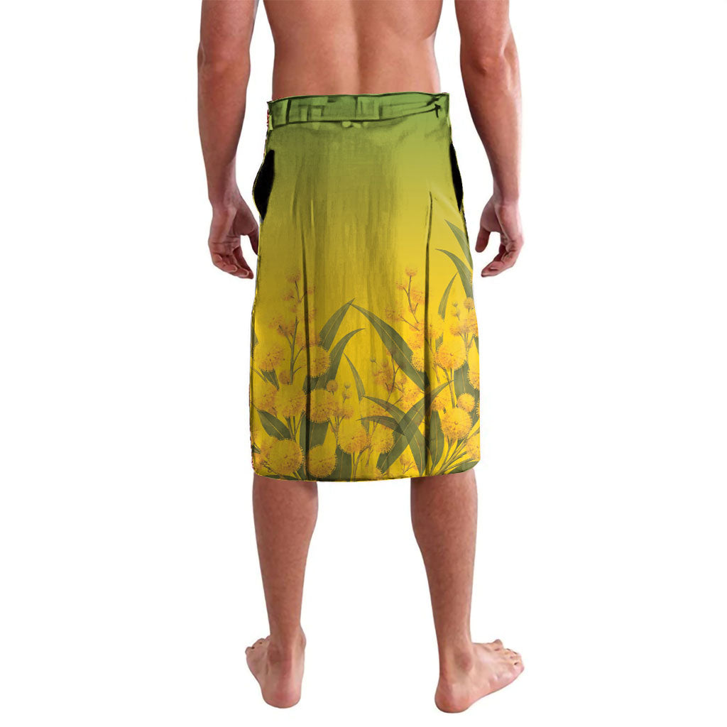 Australia Wattle Day Personalised Lavalava Acacia Pycnantha Cute Koala
