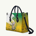 Australia Wattle Day Leather Bag Acacia Pycnantha Cute Koala