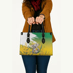 Australia Wattle Day Leather Bag Acacia Pycnantha Cute Koala