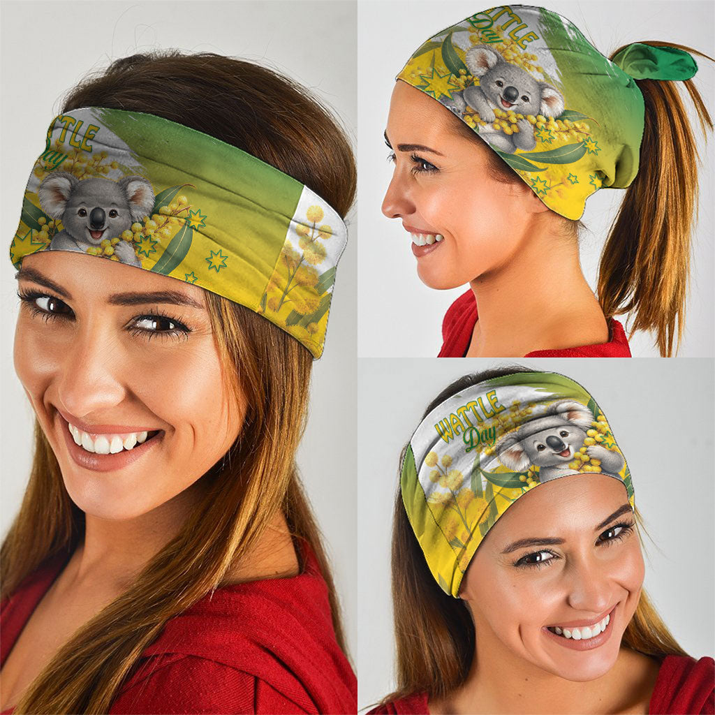 Australia Wattle Day Neck Gaiter Acacia Pycnantha Cute Koala