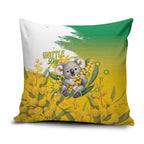 Australia Wattle Day Pillow Cover Acacia Pycnantha Cute Koala