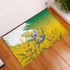 Australia Wattle Day Rubber Doormat Acacia Pycnantha Cute Koala