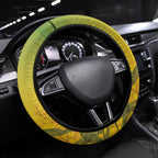 Australia Wattle Day Steering Wheel Cover Acacia Pycnantha Cute Koala