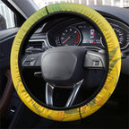 Australia Wattle Day Steering Wheel Cover Acacia Pycnantha Cute Koala