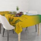 Australia Wattle Day Tablecloth Acacia Pycnantha Cute Koala