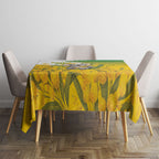 Australia Wattle Day Tablecloth Acacia Pycnantha Cute Koala