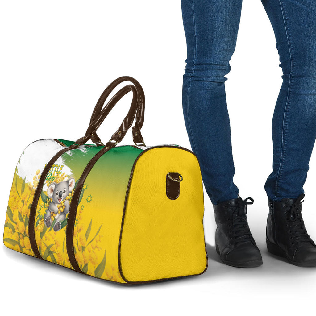 Australia Wattle Day Travel Bag Acacia Pycnantha Cute Koala