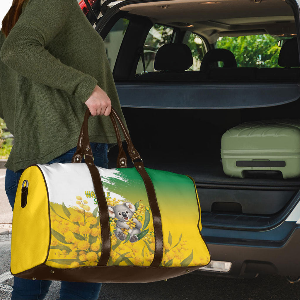 Australia Wattle Day Travel Bag Acacia Pycnantha Cute Koala