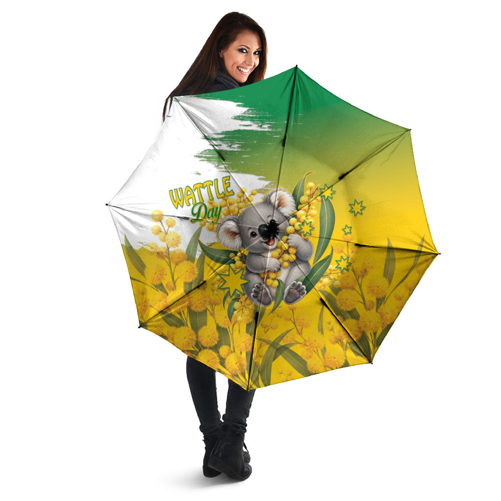 Australia Wattle Day Umbrella Acacia Pycnantha Cute Koala