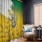 Australia Wattle Day Window Curtain Acacia Pycnantha Cute Koala
