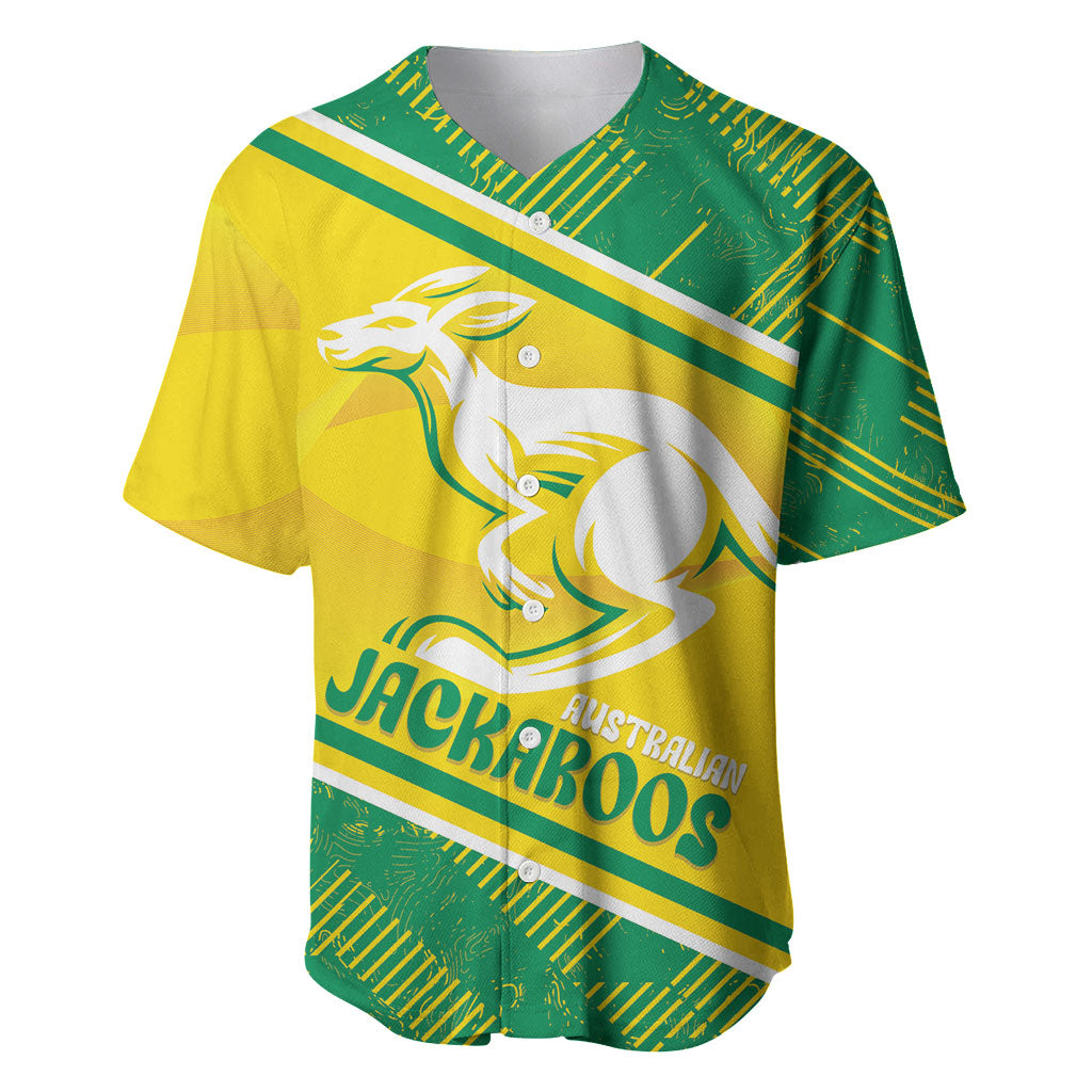 Personalised Jackaroos Bowls Australia Baseball Jersey National Color Sporty Style