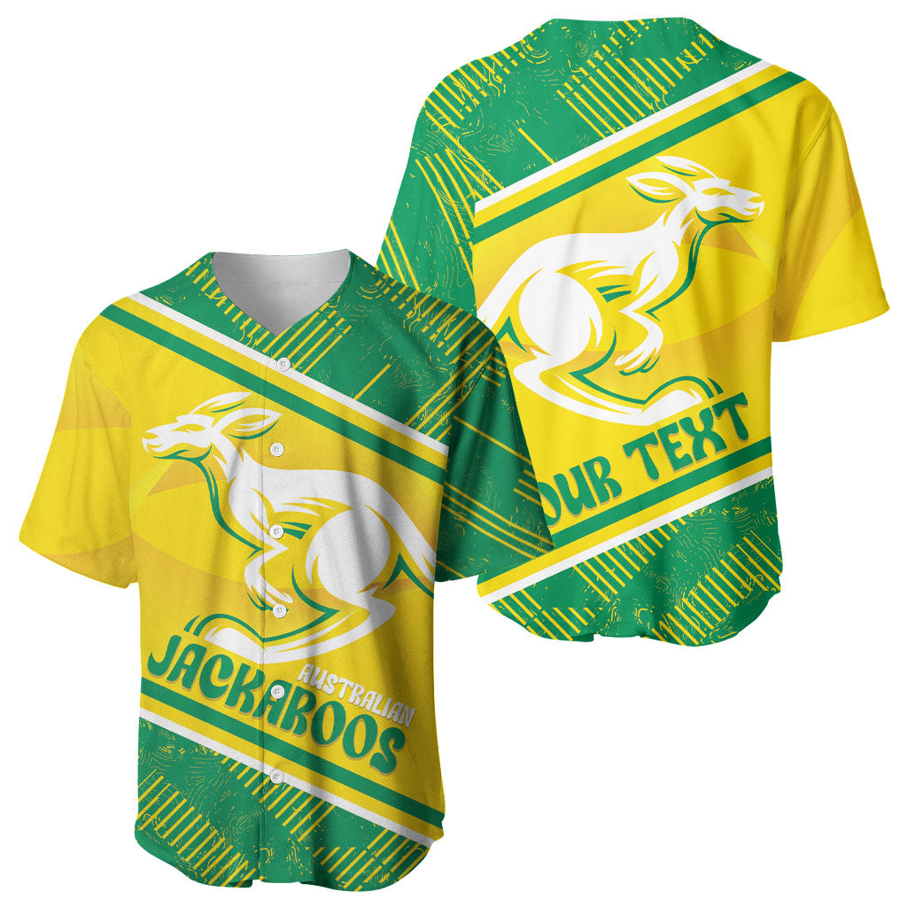 Personalised Jackaroos Bowls Australia Baseball Jersey National Color Sporty Style