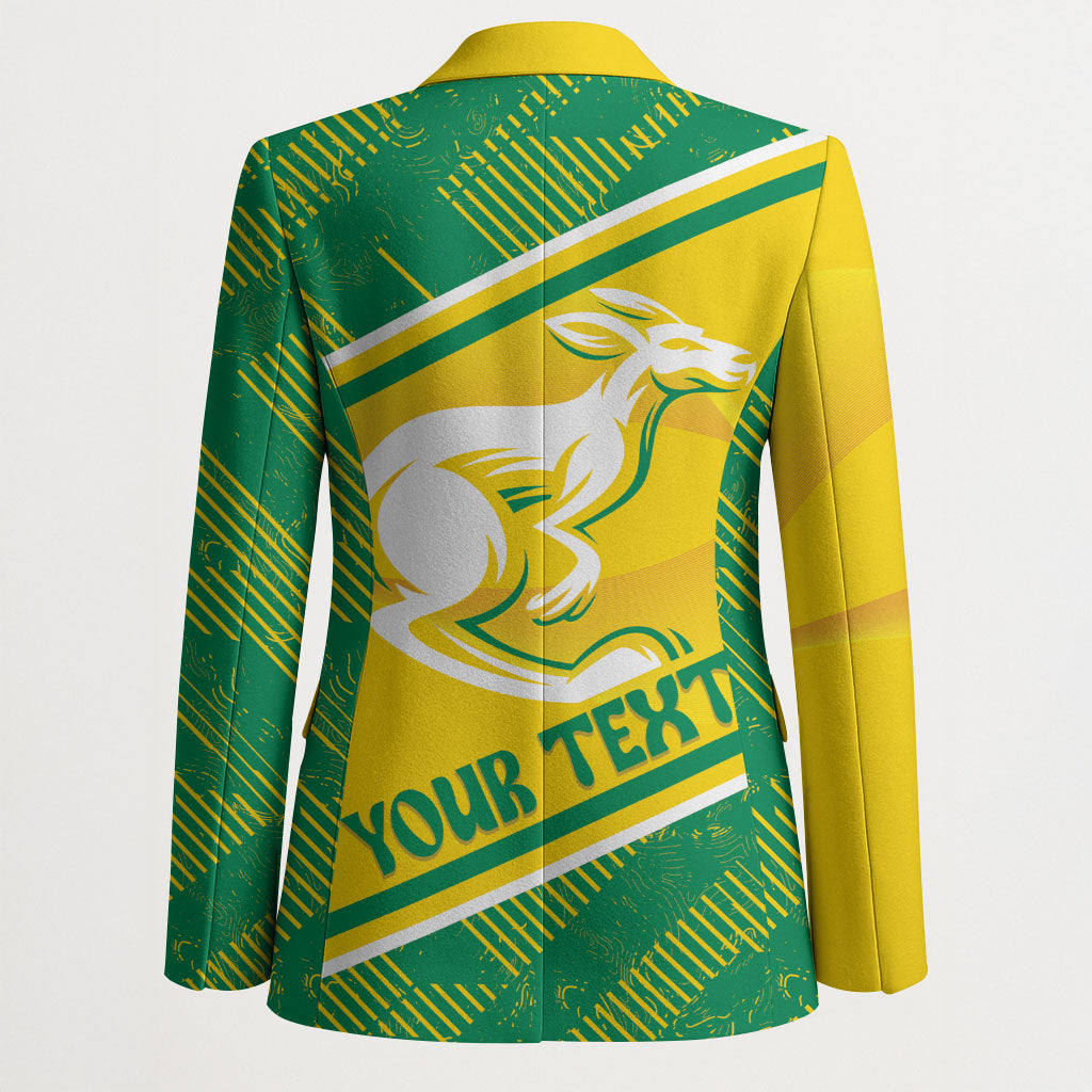 Personalised Jackaroos Bowls Australia Blazer National Color Sporty Style