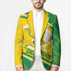 Personalised Jackaroos Bowls Australia Blazer National Color Sporty Style