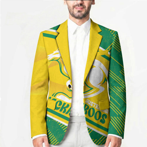 Personalised Jackaroos Bowls Australia Blazer National Color Sporty Style