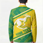 Personalised Jackaroos Bowls Australia Blazer National Color Sporty Style