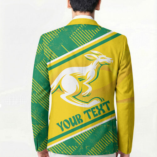 Personalised Jackaroos Bowls Australia Blazer National Color Sporty Style