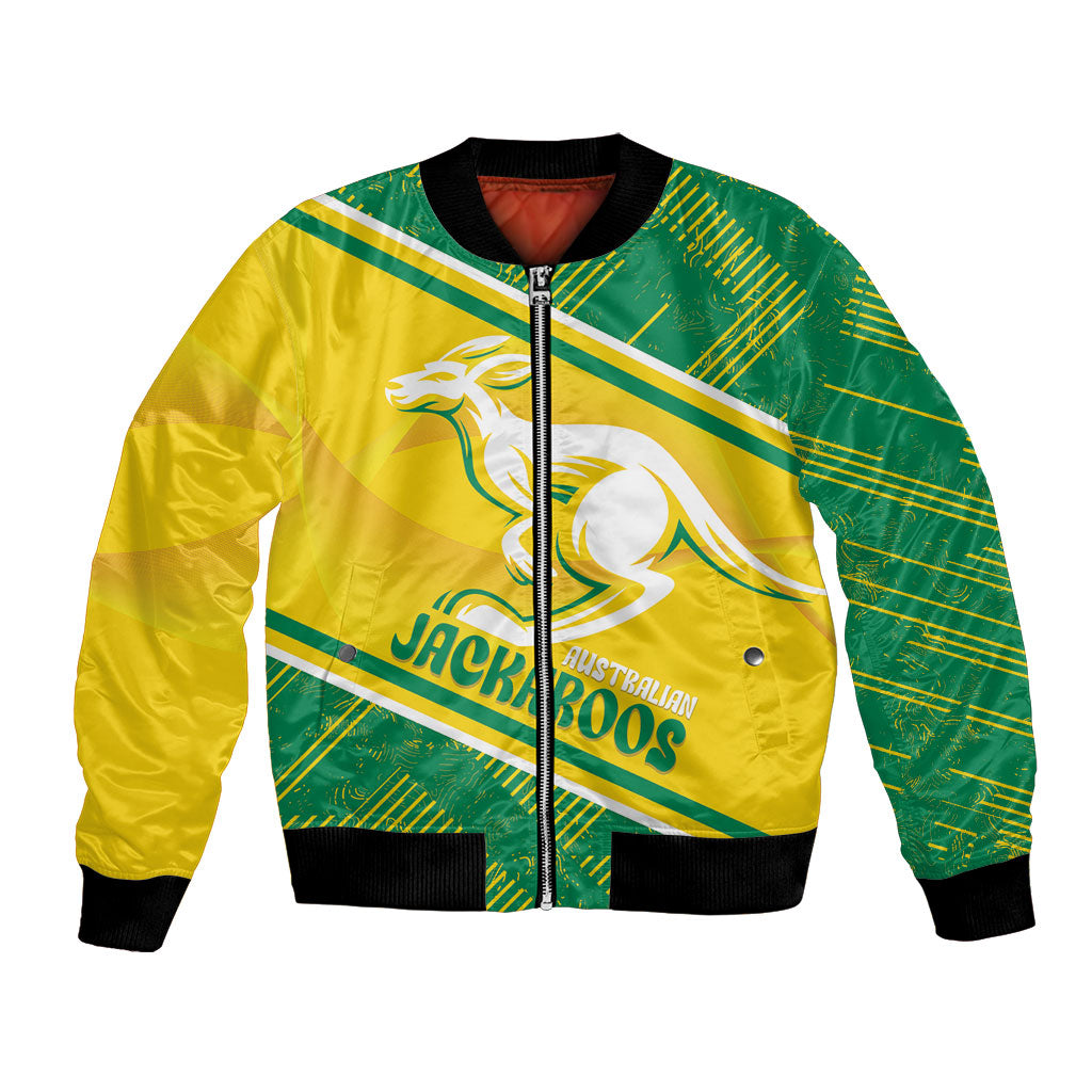 Personalised Jackaroos Bowls Australia Bomber Jacket National Color Sporty Style