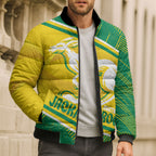 Personalised Jackaroos Bowls Australia Bomber Puffer Jacket National Color Sporty Style