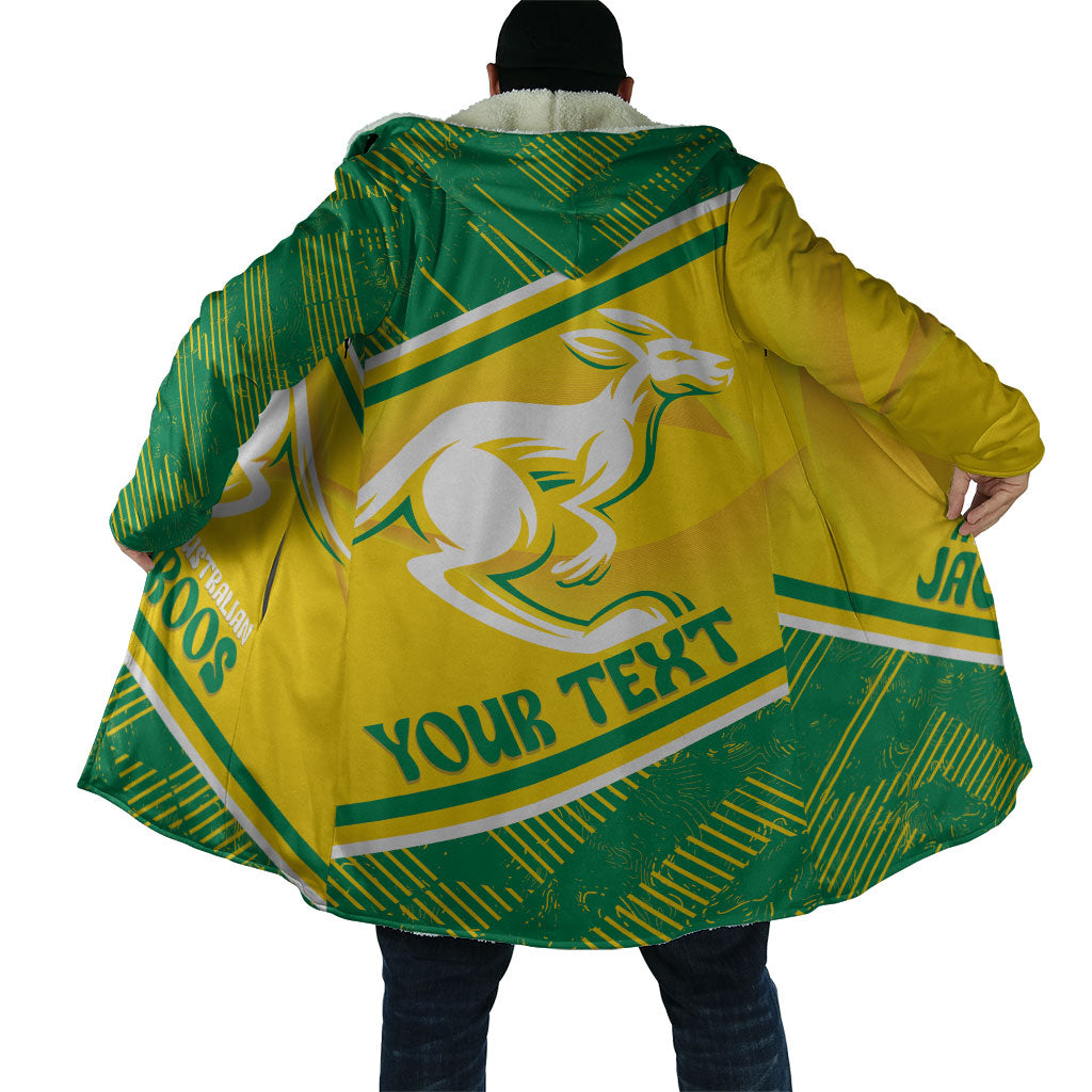 Personalised Jackaroos Bowls Australia Cloak National Color Sporty Style