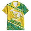 Personalised Jackaroos Bowls Australia Hawaiian Shirt National Color Sporty Style